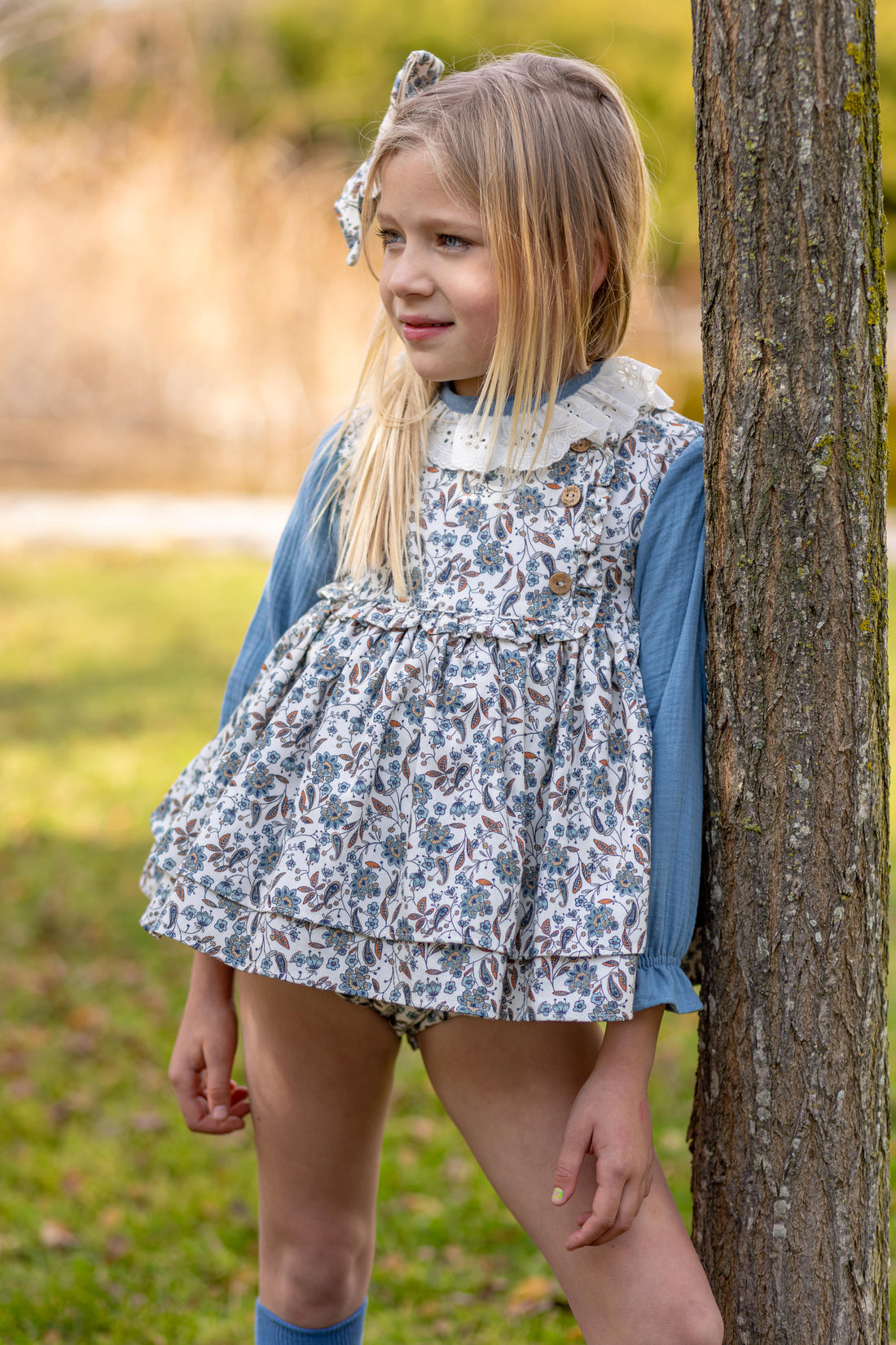 Blusa azul Jazmín