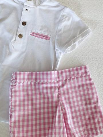 Conjunto vichy rosa Picnik