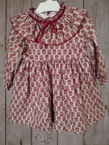 Vestido Borgoña