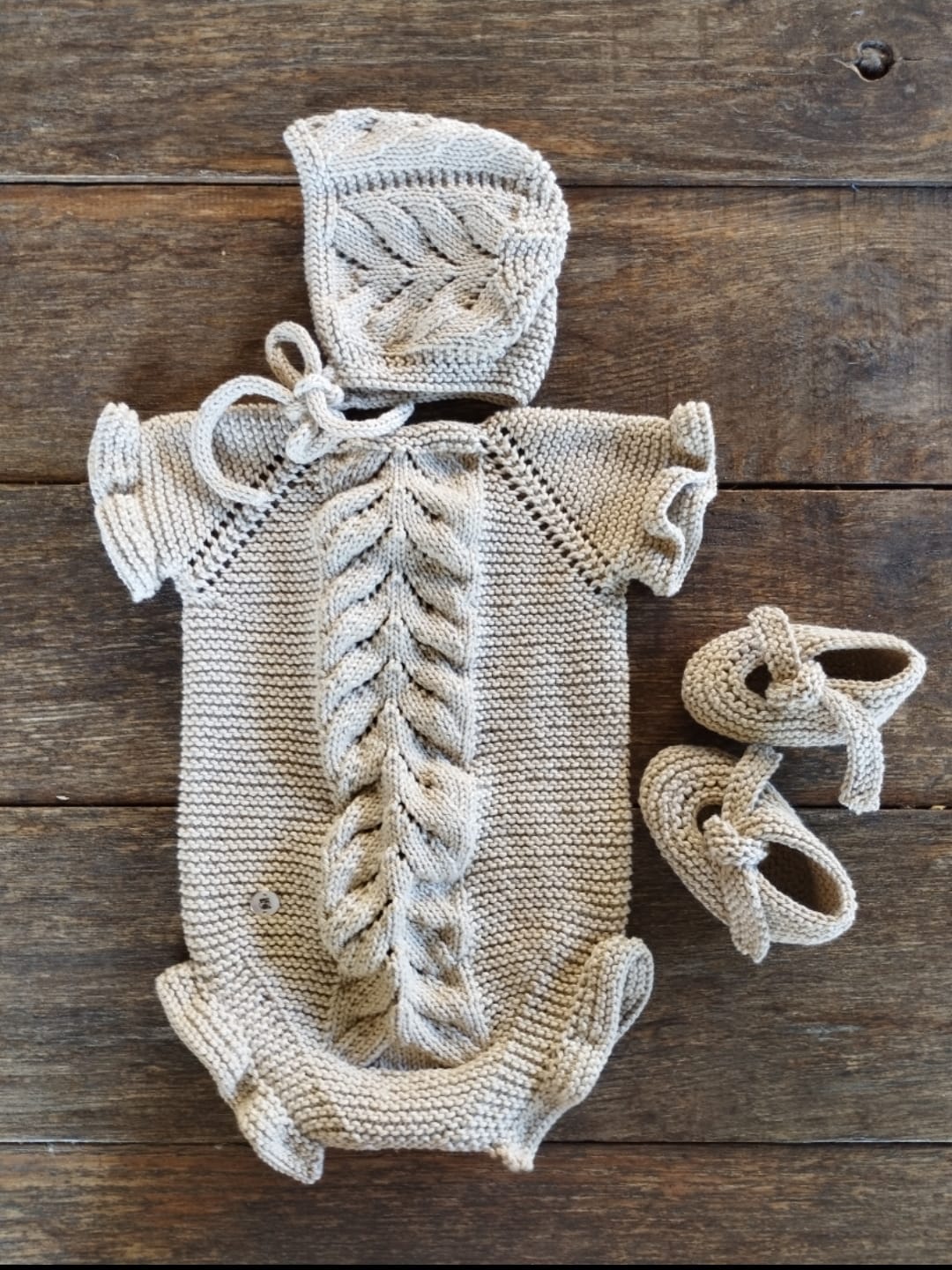 Conjunto espiga central "sable"