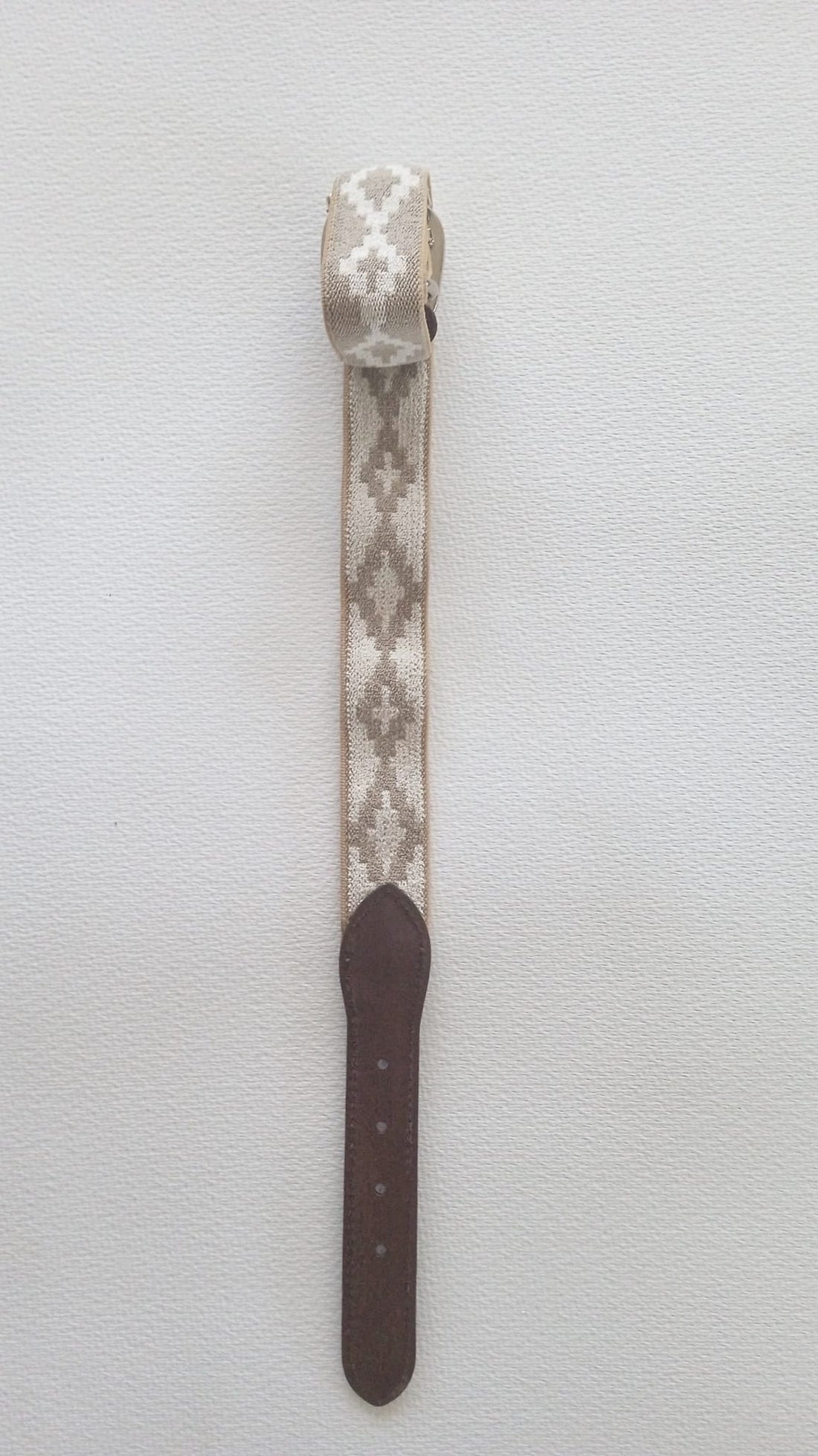 Cinturón elástico beige