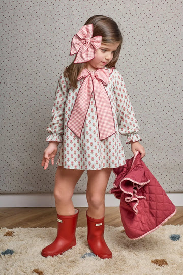 Vestido trapecio maxi lazo Xandre