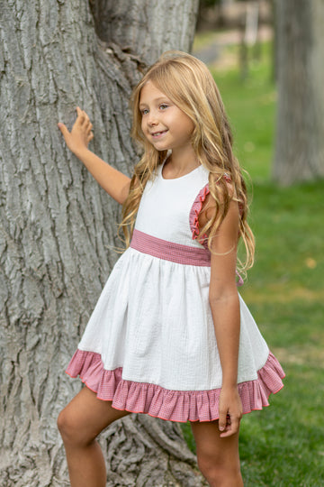 Jesusito mandil vino para niña colección Aguasanta