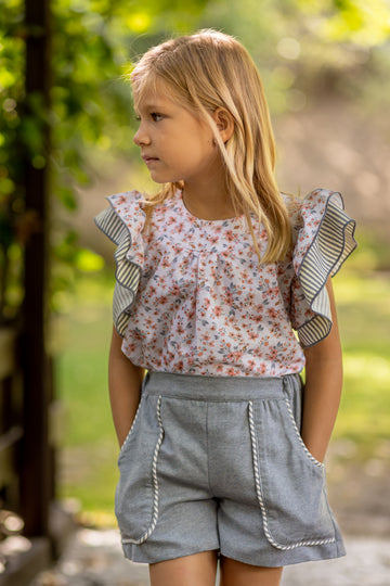 Blusa flores Enora